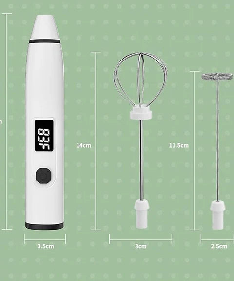 Electric Coffee/Milk Frother with 2 Whisks