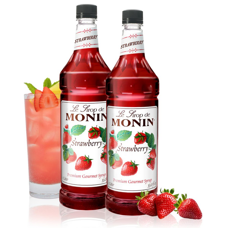 Monin Strawberry Syrup 1L