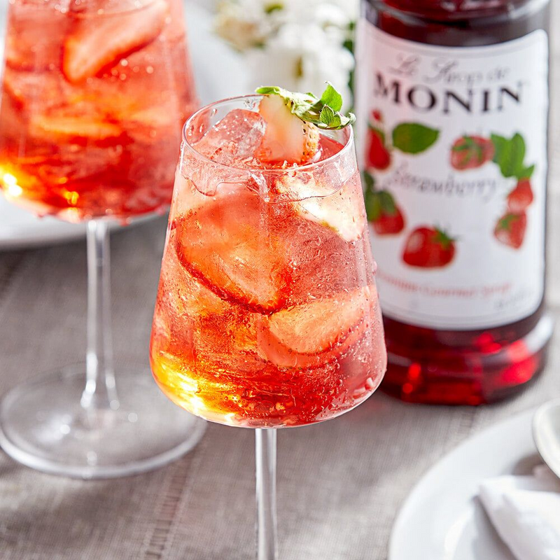 Monin Strawberry Syrup 1L