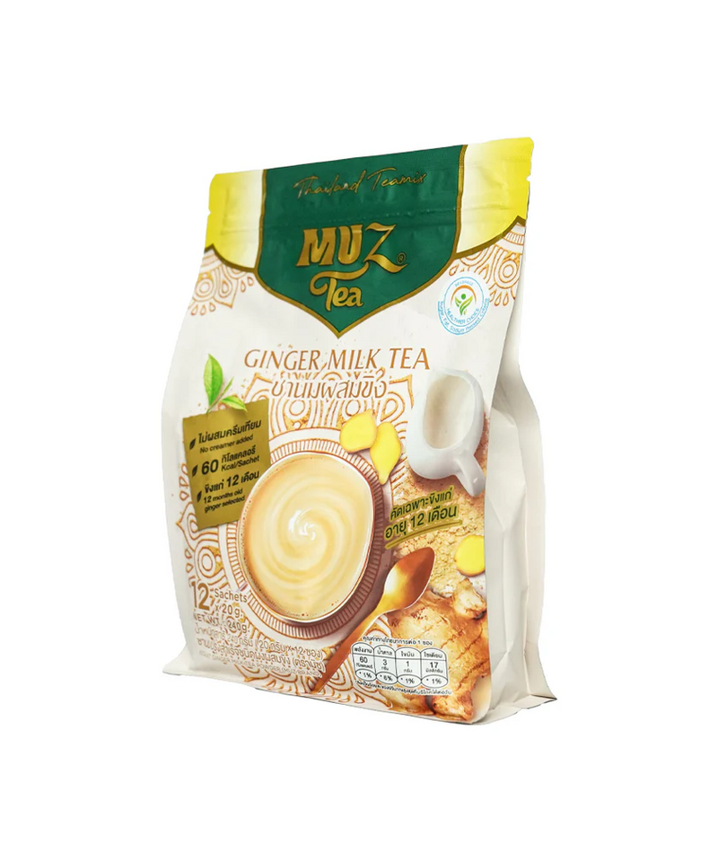 Instant Ginger Milk Tea (Muz Brand) 240g