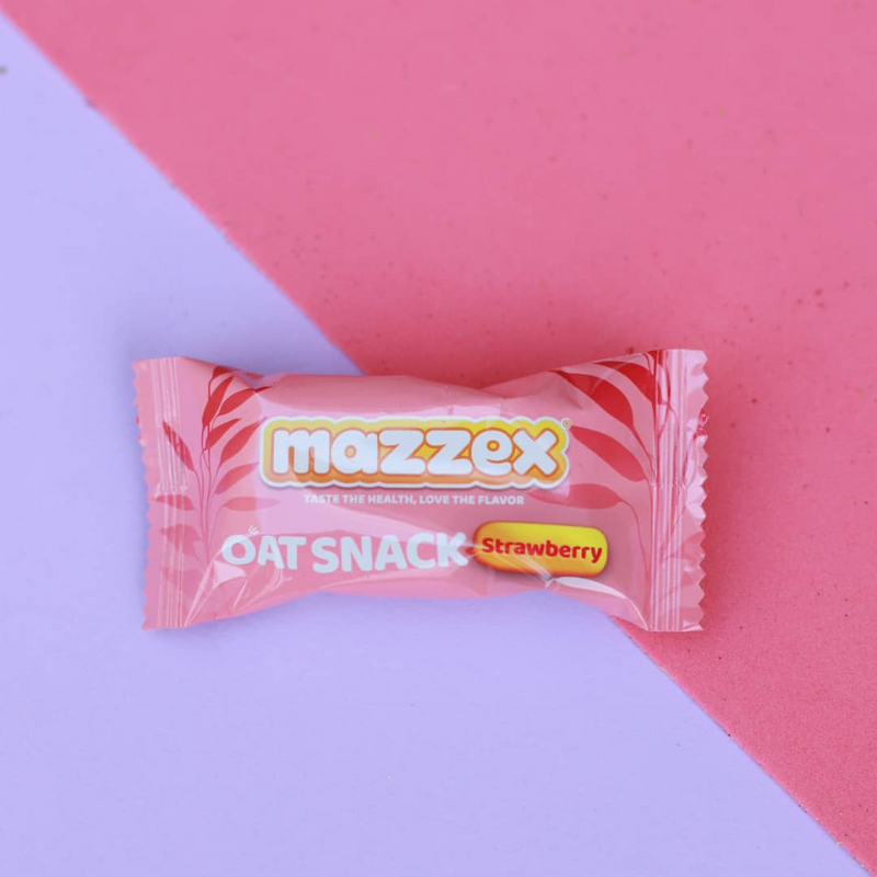 Mazzex Strawberry Oat Snack – No Added Sugar 120g