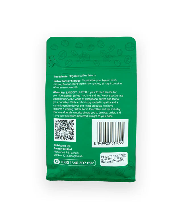 Organic Coffee Beans 225g