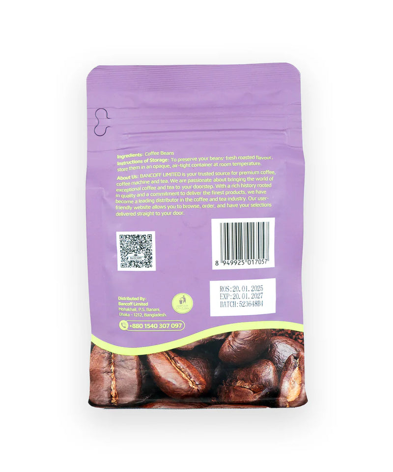 Medium Roasted Coffee Beans 225g