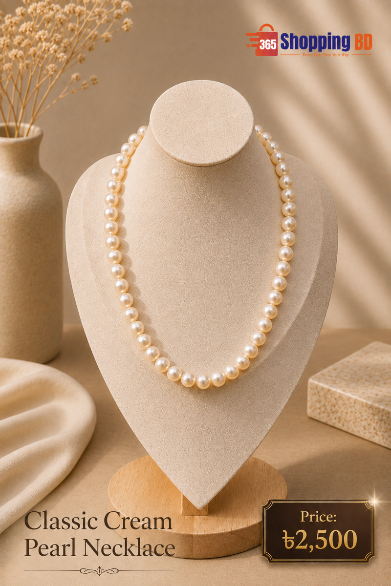 Classic Cream Pearl Necklace