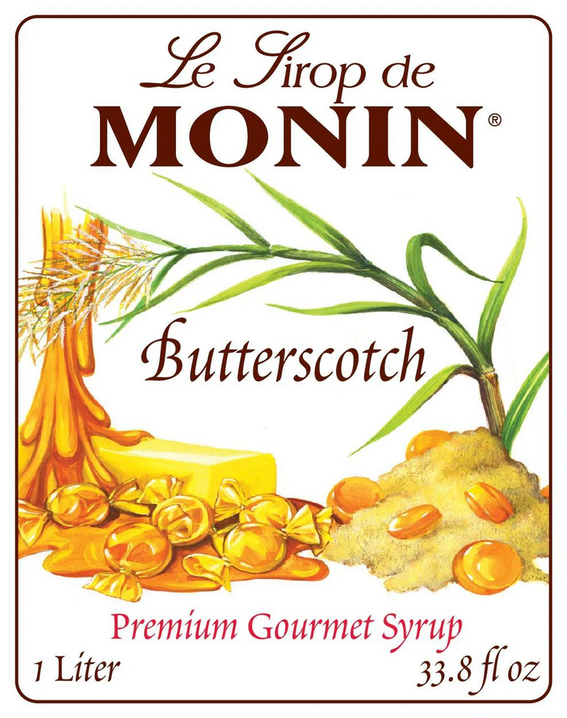 Monin Butterscotch Syrup 1L