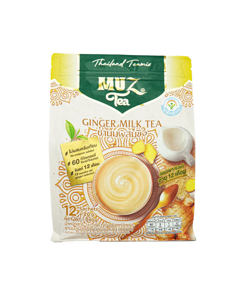 Instant Ginger Milk Tea (Muz Brand) 240g
