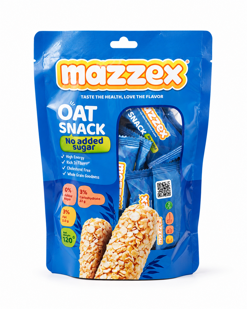 Mazzex Oat Snack – No Added Sugar  120g