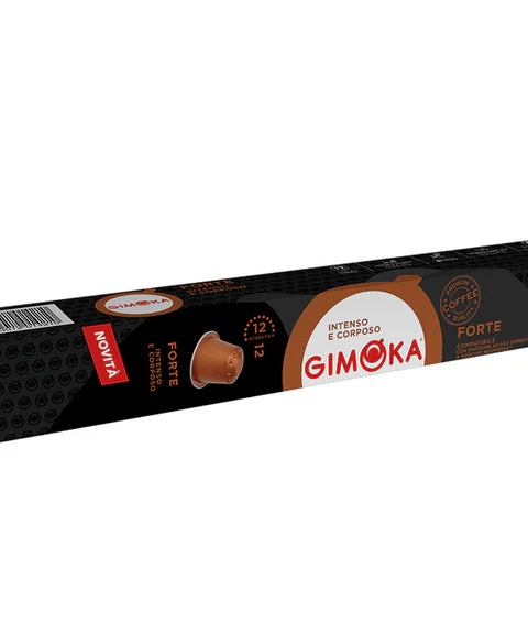 Gimoka Forte Intenso e Corposo Aluminum Coffee Capsules – 10 Pcs