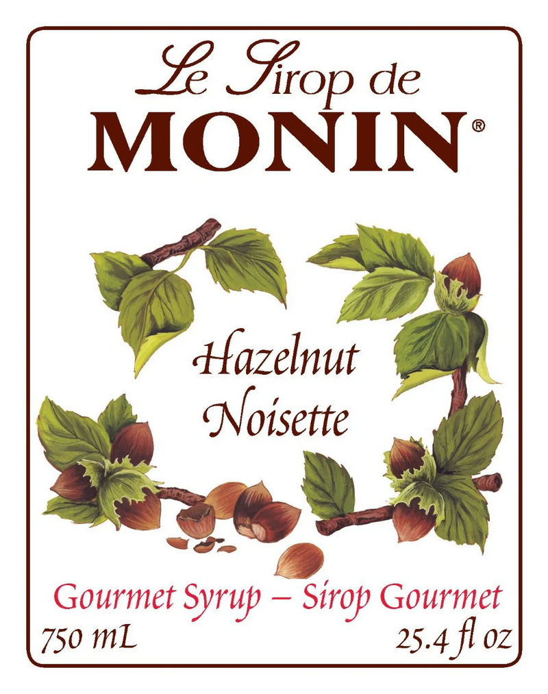 Monin Hazelnut Syrup 750ml